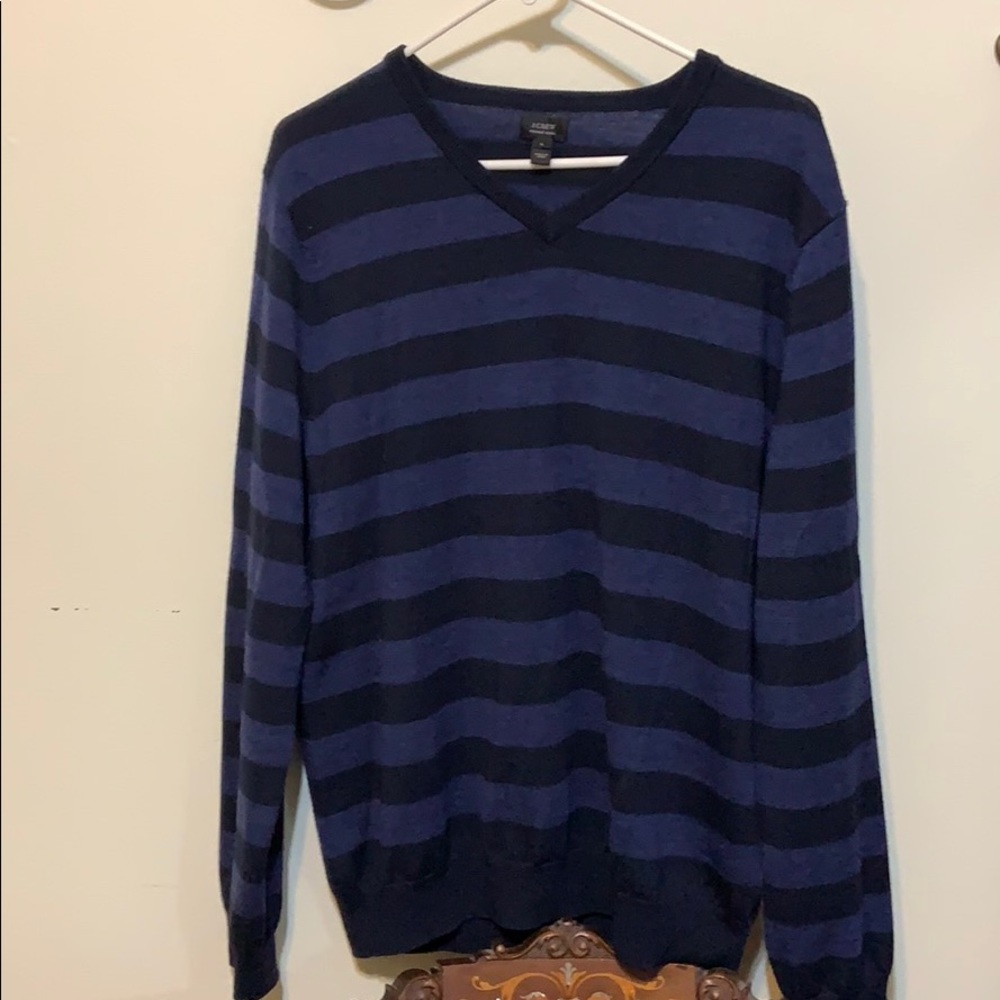 V-neck sweater, merino wool